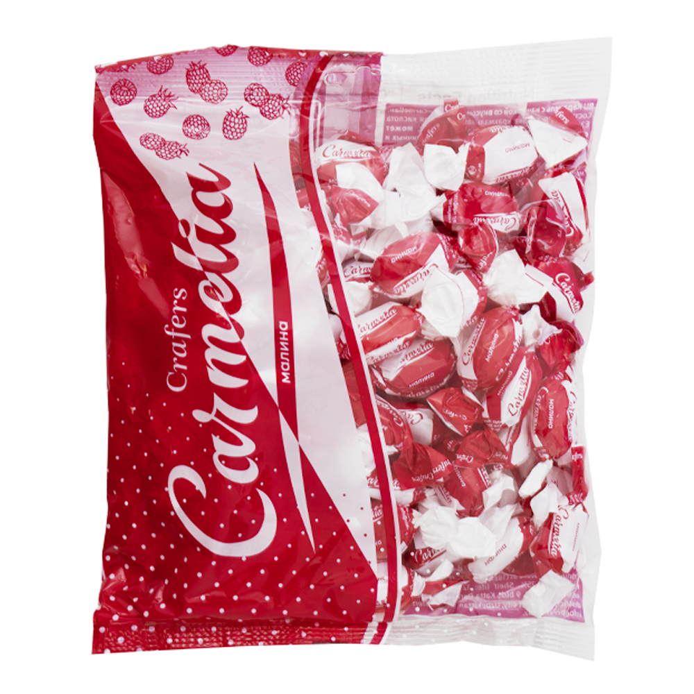 Candy Caramel Carmelia Raspberry with Yogurt – Pack – 17.64 oz (500gr)